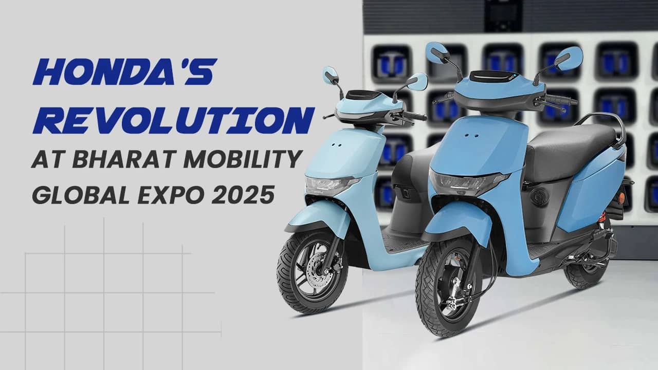 All Honda Bikes and Scooters at Auto Expo 2025 - ACTIVA e: & QC1 All Honda Bikes and Scooters at Auto Expo 2025 - ACTIVA e: & QC1