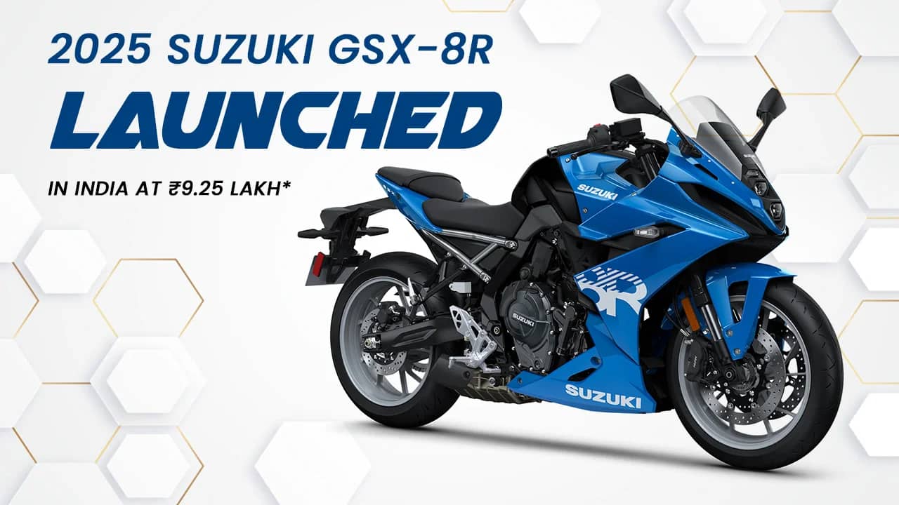 2025 Suzuki GSX-8R OBD-2B Launched at ₹9.25 Lakh in India: Full Specs & Features Revealed 2025 Suzuki GSX-8R OBD-2B Launched at ₹9.25 Lakh in India: Full Specs & Features Revealed