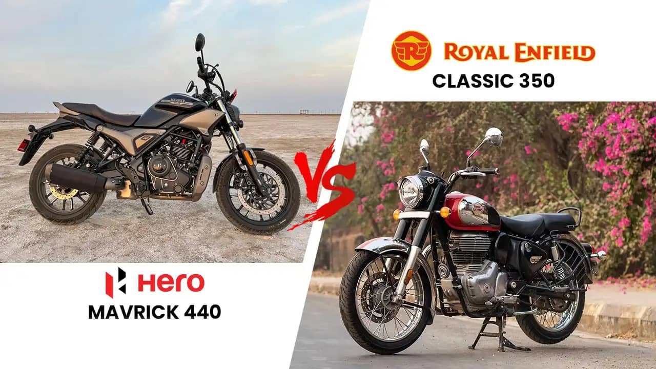 Hero Mavrick 440 vs Royal Enfield Classic 350: Retro King? Hero Mavrick 440 vs Royal Enfield Classic 350: Retro King?