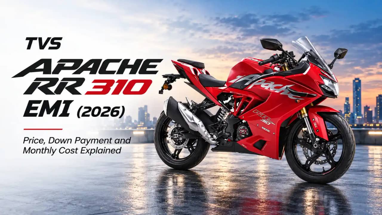 TVS Apache RR 310 EMI and Ownership Budget for a Fully Faired Sports Bike TVS Apache RR 310 EMI and Ownership Budget for a Fully Faired Sports Bike