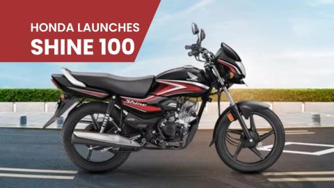 Honda Launches Shine 100 For An Introductory Price Of Rs 64,900