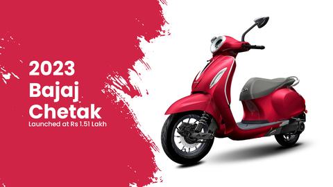 2023 Bajaj Chetak Launched at Rs 1.51 Lakh, Gets Premium Features and Three New Colors