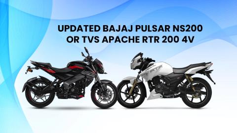 Updated Bajaj Pulsar NS200 Or TVS Apache RTR 200 4V: Which Sporty Commuter Has Enough Zing?
