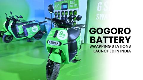 Gogoro Battery Swapping Stations Launched In India