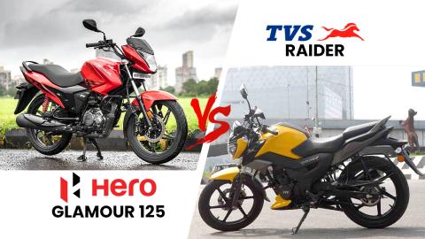 Hero Glamour 125 vs TVS Raider: Rivals Compared On Paper
