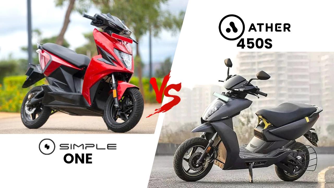 Simple One vs Ather 450S: Discover The Better Sporty Electric Scooter