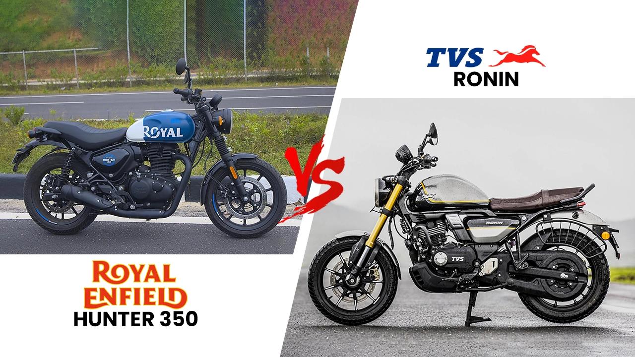 Royal Enfield Hunter 350 vs TVS Ronin: Battle Of The Retro Roadsters