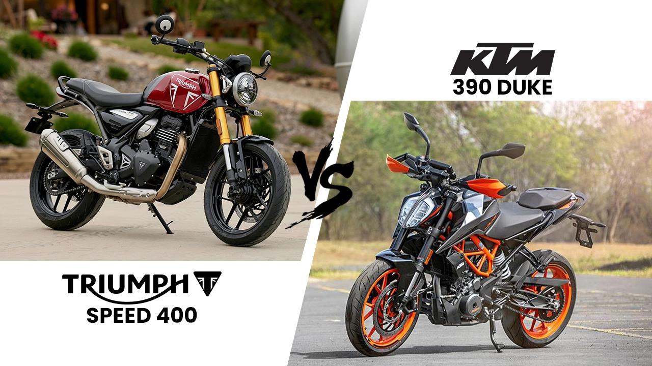 KTM 390 Duke vs Triumph Speed 400: Specifications Compared