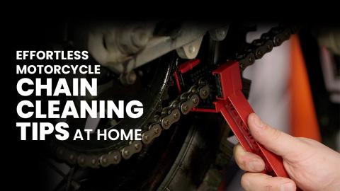 Mastering the Monsoon: Effortless Motorcycle Chain Cleaning Tips at Home