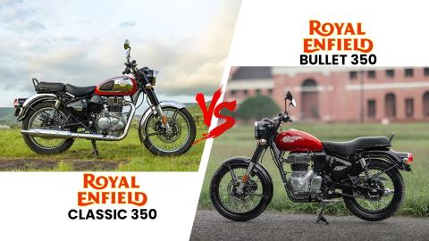 2023 Bullet 350 vs 2023 Classic 350: Specifications Compared