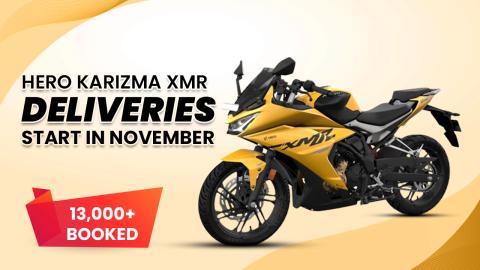 Hero Karizma XMR Deliveries To Start In November, More Than 13,000 Booked