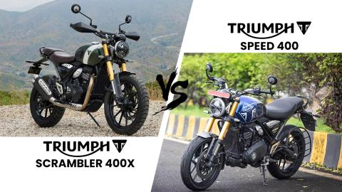 Triumph Scrambler 400X vs Triumph Speed 400: Specifications Compared