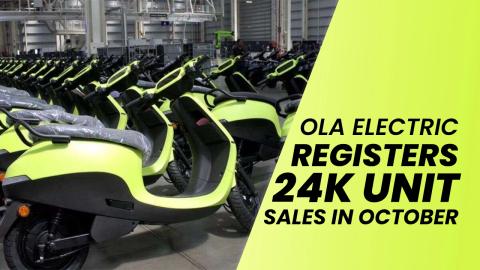 Ola Electric Registers 24k Unit Sales in October, While Ola Festive Offers Continue To Win Hearts 