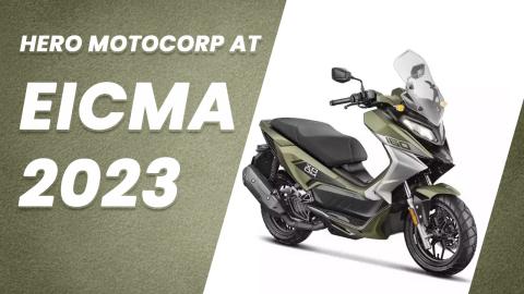 Hero MotoCorp at EICMA 2023: Two New Production-ready Scooters and Two Motorcycle Concepts Unveiled