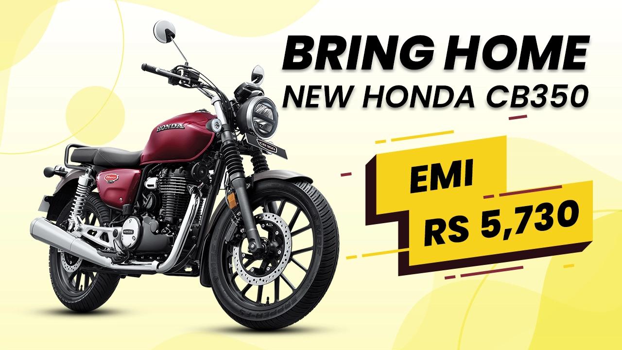 Bring Home New Honda CB350 At A Downpayment Of Rs 44,000, EMI Rs 5,730: Here’s How You Can Do It