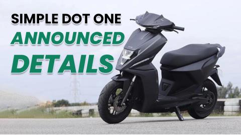 Simple Dot One Electric Scooter, Rivalling Ola S1 X Rival Announced, Launch On December 15