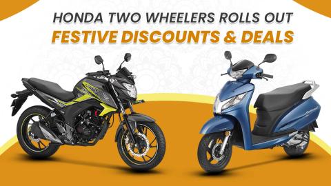 Honda Two Wheelers Rolls Out Festive Discounts and Deals on Bikes, Scooters