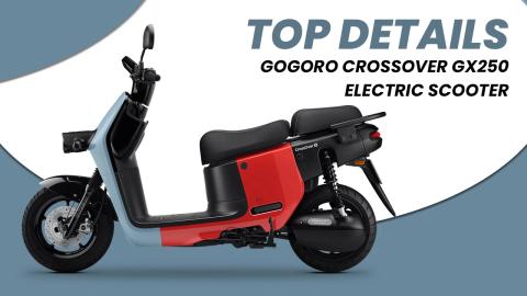 Plug Into Excitement: Top 5 Details About the Gogoro Cross  Over GX250 Electric Scooter