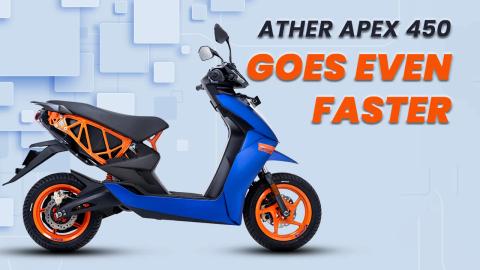 Ather Apex 450 Goes Even Faster: New Model Unveiled at Rs 1.89 Lakh