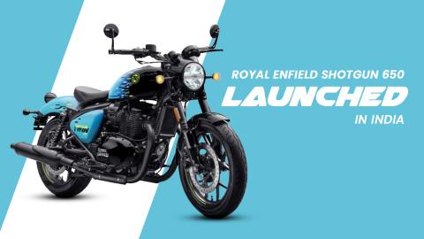 Royal Enfield Shotgun 650 Launched In India, Prices Start At Rs 3.59 Lakh