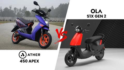 Ather 450 Apex vs Ola S1 X Gen 2: Which Electric Scooter To Buy?