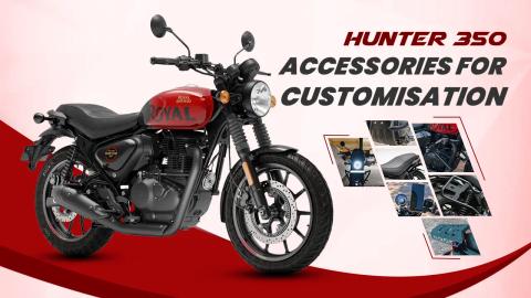 Top Royal Enfield Hunter 350 Accessories for Customisation