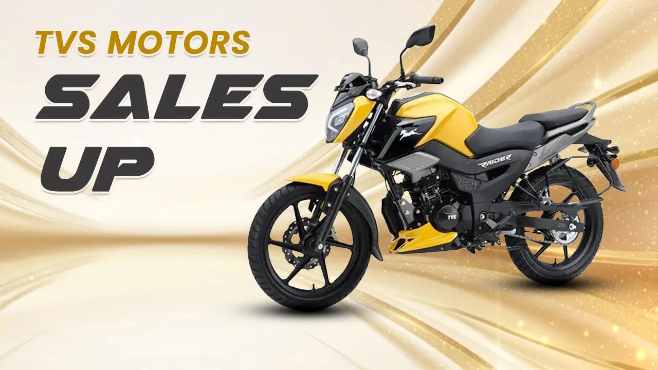 TVS Motors Two-Wheeler Sales Jan 2024; Volumes Shift to High Gear