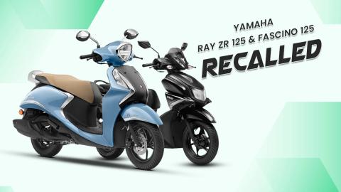 Yamaha Issues Mega Recall for Ray ZR 125 and Fascino 125 Scooters