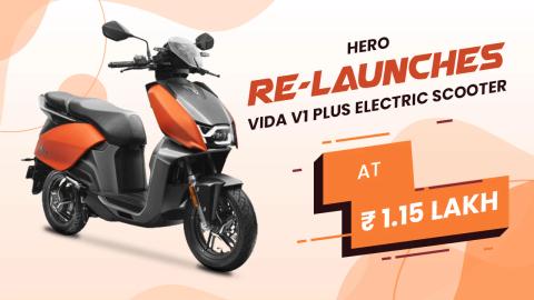 Hero Vida V1 Plus Electric Scooter Launched At Rs 1.15 Lakh