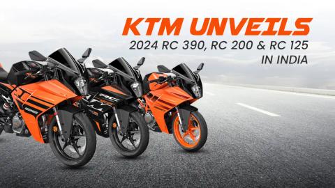 KTM Unveils 2024 RC 390, RC 200 and RC 125 In India