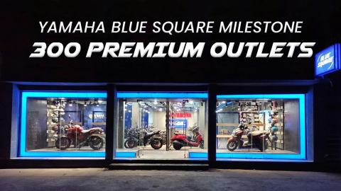 Yamaha Paints India in Racing Blue: 300 Premium Blue Square Outlets Blaze a Trail