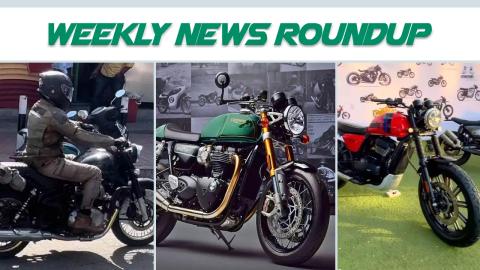 Weekly News Roundup: Bullet 650 Spying To Info On Triumph Thruxton, And Smart Accessories From Ather