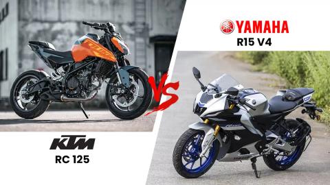 2024 KTM RC 125 vs Yamaha R15 V4: European vs Japanese Sports Bikes 