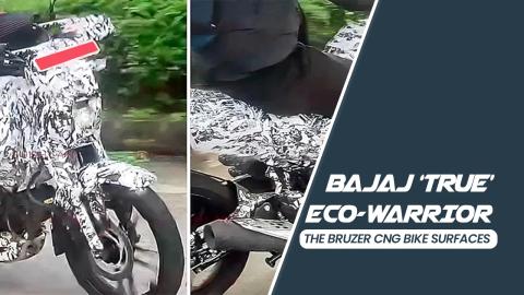 Bajaj ‘True’ Eco-Warrior: The Bruzer CNG Bike Surfaces Again