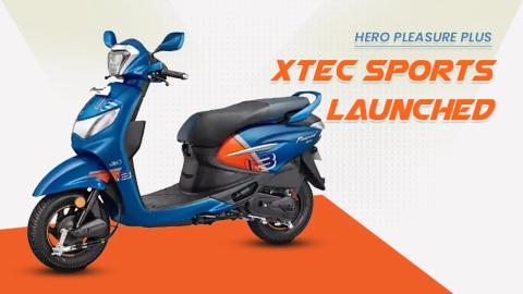 Hero Pleasure Plus Xtec ‘Sports’ Launched In India