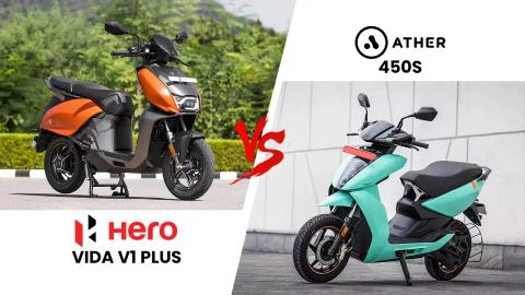 Vida V1 Plus vs Ather 450S: Battle of the Affordable Electric Scooters