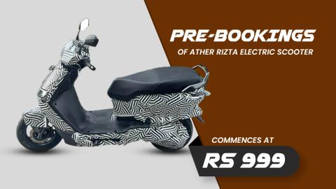Pre-bookings Of Ather Rizta Electric Scooter Commences At Rs 999
