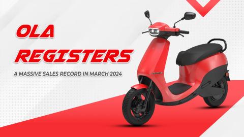 More Than 53,000 Ola Electric Scooters Registered In India In March 2024