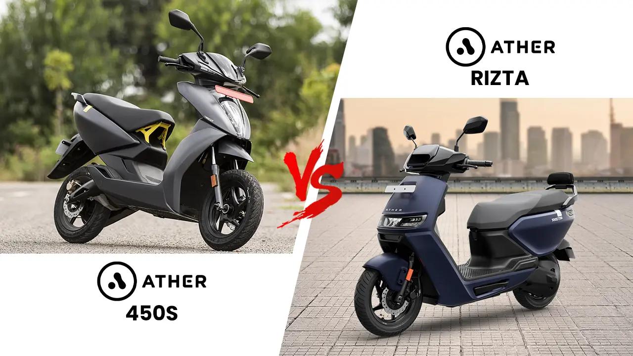 Ather Rizta vs Ather 450S: Head To Head Comparison 