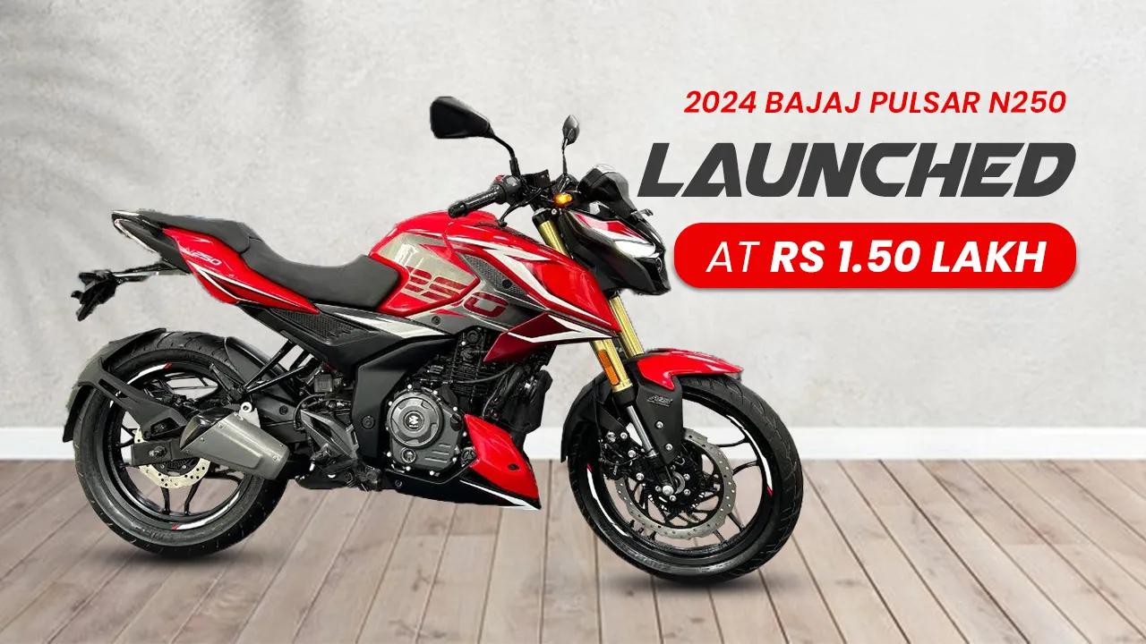 2024 Bajaj Pulsar N250 Launched At Rs 1.50 Lakh, Gets New Features, Mechanical Tweaks