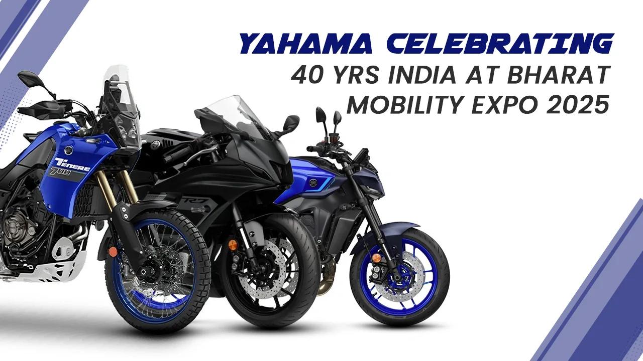 Yamaha Bikes at Auto Expo 2025:Celebrating 40 Years in India