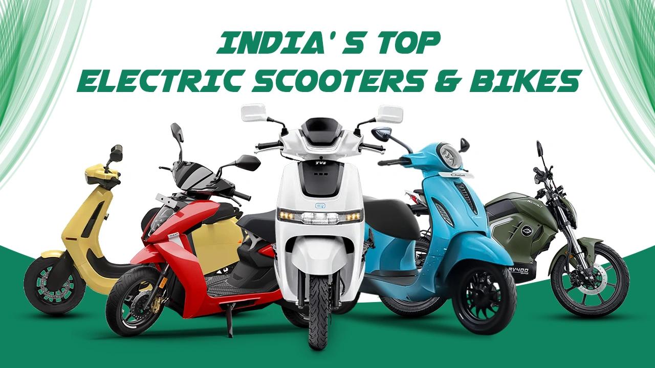 Top 10 Best Electric Scooters and Bikes in India (2025) – Price, Range & Features