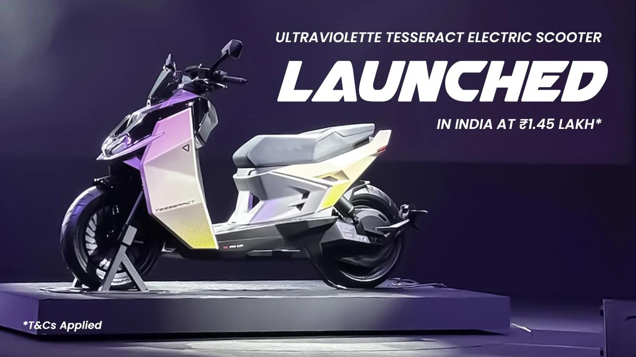 Ultraviolette Tesseract Electric Scooter Launched in India: Price, Range, and Features