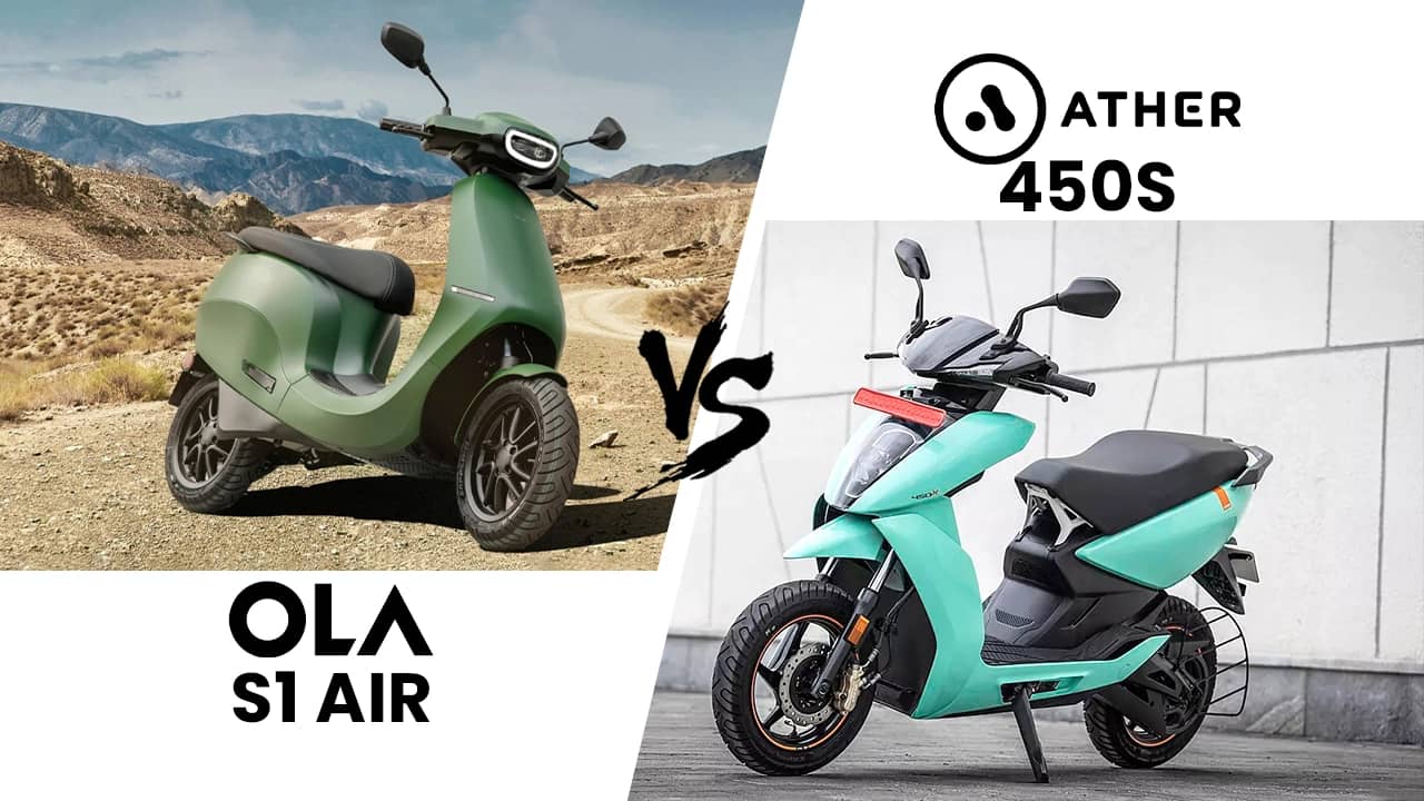 Ola S1 Air vs Ather 450S: Battle Of The Affordable E-scooters Ola S1 Air vs Ather 450S: Battle Of The Affordable E-scooters