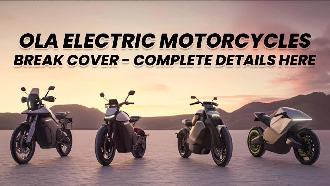 Exciting Ola Electric Motorcycles Break Cover - Complete Details Here Exciting Ola Electric Motorcycles Break Cover - Complete Details Here