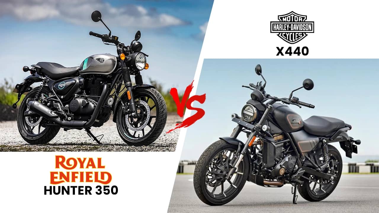 Harley-Davidson X440 vs Royal Enfield Hunter 350: Specifications Compared Harley-Davidson X440 vs Royal Enfield Hunter 350: Specifications Compared