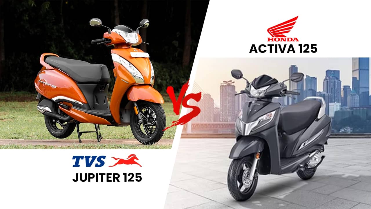 Honda Activa 125 vs TVS Jupiter 125: Specifications Compared Honda Activa 125 vs TVS Jupiter 125: Specifications Compared