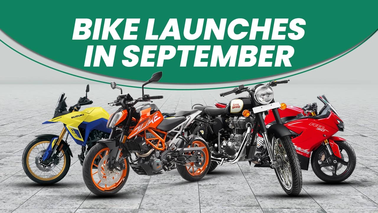 Royal Enfield Bullet 350 to Suzuki V-Strom 800DE: New Bike Launches In September Royal Enfield Bullet 350 to Suzuki V-Strom 800DE: New Bike Launches In September