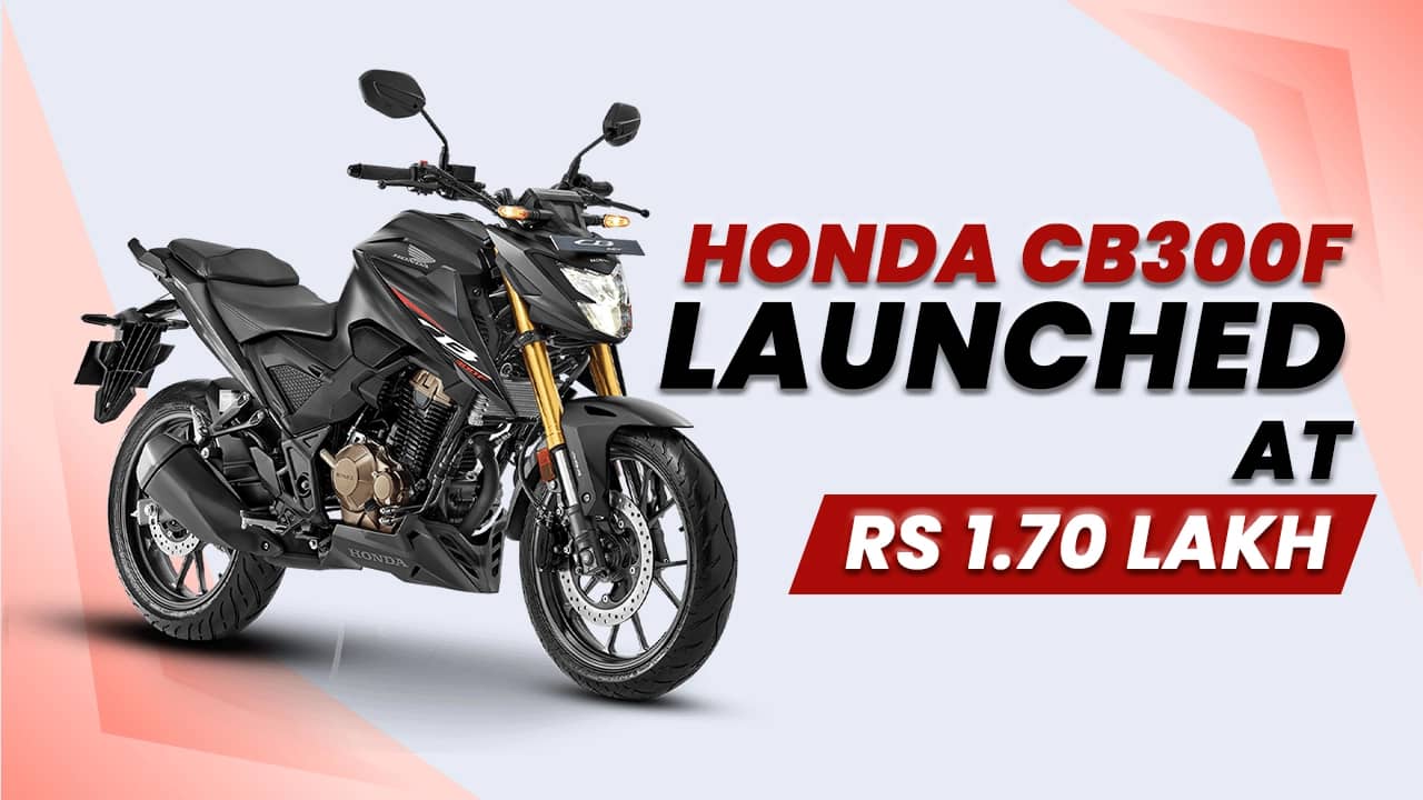Honda CB300F launched at Rs 1.70 lakh, to be sold exclusively at BigWing dealerships Honda CB300F launched at Rs 1.70 lakh, to be sold exclusively at BigWing dealerships