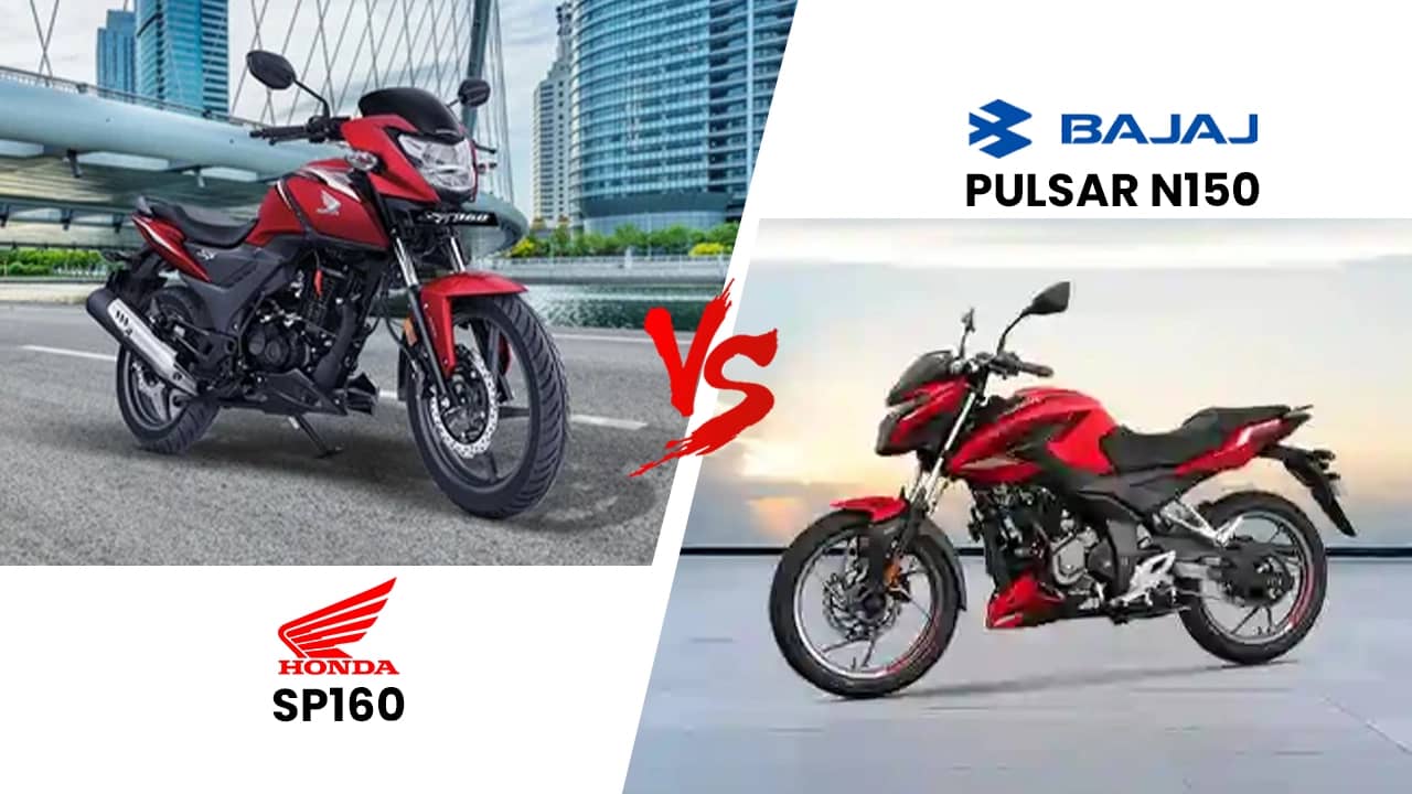 Bajaj Pulsar N150 vs Honda SP160: Comparison Review Bajaj Pulsar N150 vs Honda SP160: Comparison Review